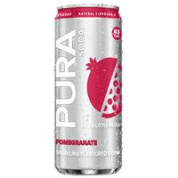 Pura Sparkling Soda - Pomegrante